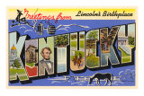 Greetings from Kentucky Print