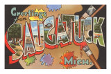 Souvenir de Saugatuck, Michigan Poster