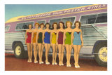 Bathing Beauties by Bus, St. Petersburg, Florida Poster