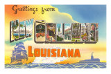 Greetings from New Orleans, Louisiana Prints
