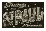 Greetings from St. Paul, Minnesota Posters