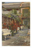 Courtyard, Vieux Carre, New Orleans, Louisiana Print Courtyard, Vieux Carre, New Orleans, Louisiana Print