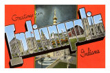 Greetings from Indianapolis, Indiana Print