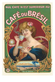 Etiquette Café du Brésil Poster