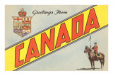 Greetings from Canada Kunstdrucke