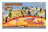 Greetings from Pensacola, Florida Prints