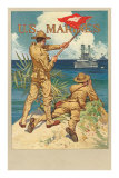 U.S. Marines, Signal Flag Prints