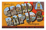 Souvenirs de Grand Rapids, Michigan Posters
