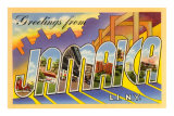 Greetings from Jamaica, Long Island, New York Posters