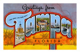 Greetings from Tampa, Florida Print