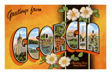 Greetings from Georgia Prints