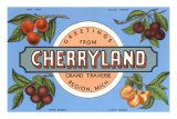 Greetings from Cherryland, Grand Traverse, Michigan Posters