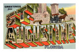 Greetings from St. Augustine, Florida Prints