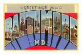 Greetings from Baltimore, Maryland Photo