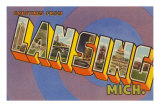 Souvenirs de Lansing, Michigan Posters