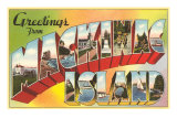 Greetings from Mackinac Island, Michigan Posters