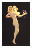 Nude in Front of Mirror Posters