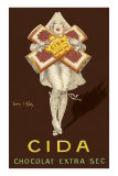 Chocolat Cida, illustration Affiches