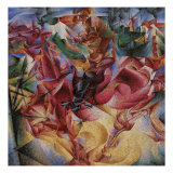 Elasticity Reproduction procédé giclée par Umberto Boccioni