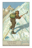 Mountain Climbing on Snow Pósters