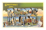 Greetings from Rhode Island Posters