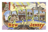 Greetings from Camden, New Jersey Posters