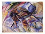 The Dynamism of a Cyclist Reproduction procédé giclée par Umberto Boccioni