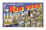 Greetings from New York World's Fair, 1939 Poster