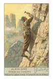 Rock Climbing with Crampons Posters