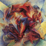 The Dynamism of a Saccer Player Giclee Print by Umberto Boccioni