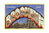 Greetings from Brooklyn, New York Prints