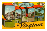 Greetings from Salem, Virginia Prints