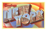 Greetings from New York Prints