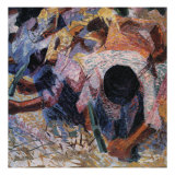 The Street Pavers Giclee-trykk av Umberto Boccioni