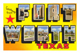 Greetings from Ft. Worth, Texas Posters