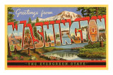 Greetings from Washington Posters