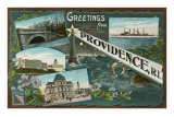 Greetings from Providence, Rhode Island Prints