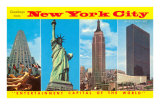 Greetings from New York City Posters