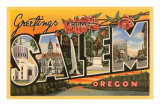 Greetings from Salem, Oregon Posters