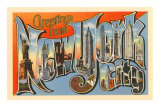 Greetings from New York City, New York Prints