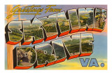 Greetings from Skyline Drive, Virginia Poster