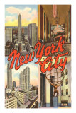 Views of  New York City Affiches