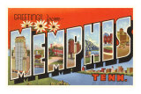 Greetings from Memphis, Tennessee Posters