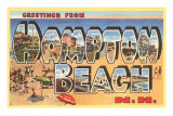 Greetings from Hampton Beach, New Hampshire Posters