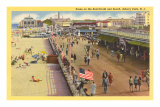 Boardwalk, Asbury Park, New Jersey Kunstdrucke