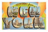 Greetings from New York Print