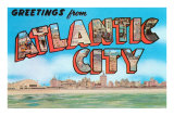 Greetings from Atlantic City, New Jersey Poster