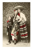 Mexican Family in Native Garb Kunstdrucke