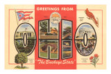 Greetings from Ohio Print