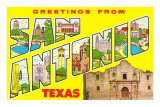 Greetings from San Antonio, Texas Poster